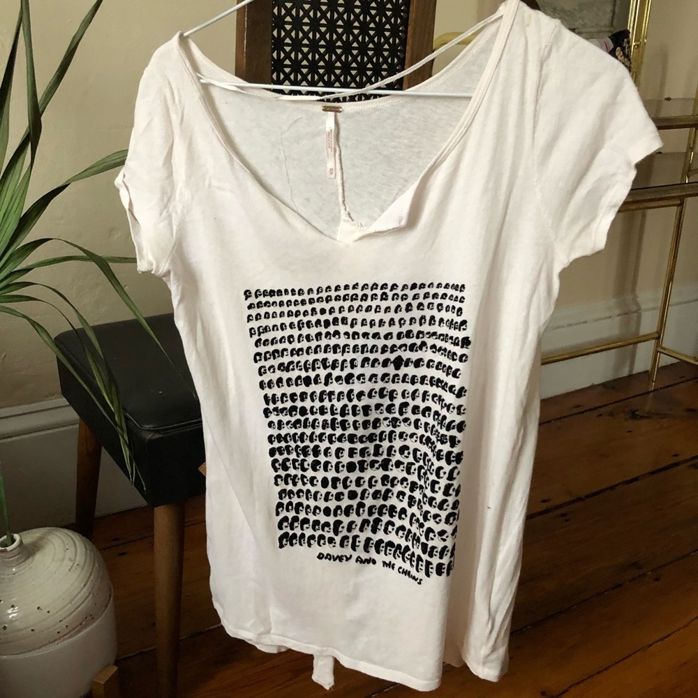 Free People tattered Davey and The Chains T-Shirt